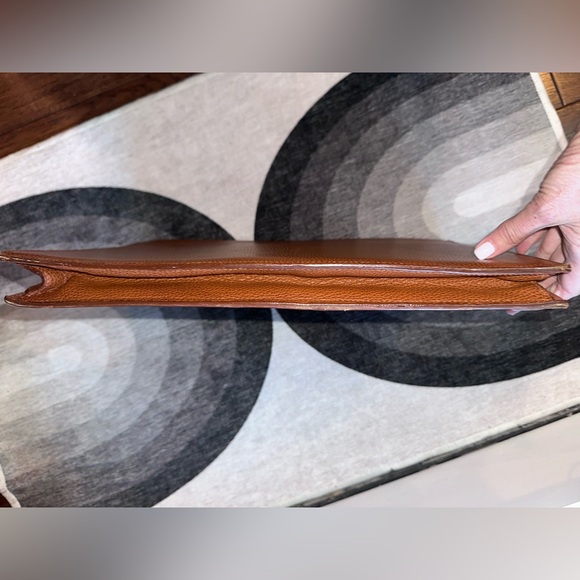 BALLY Vintage Italian Leather Briefcase Cognac Executive Lock Case - Collector - Picture 4 of 15